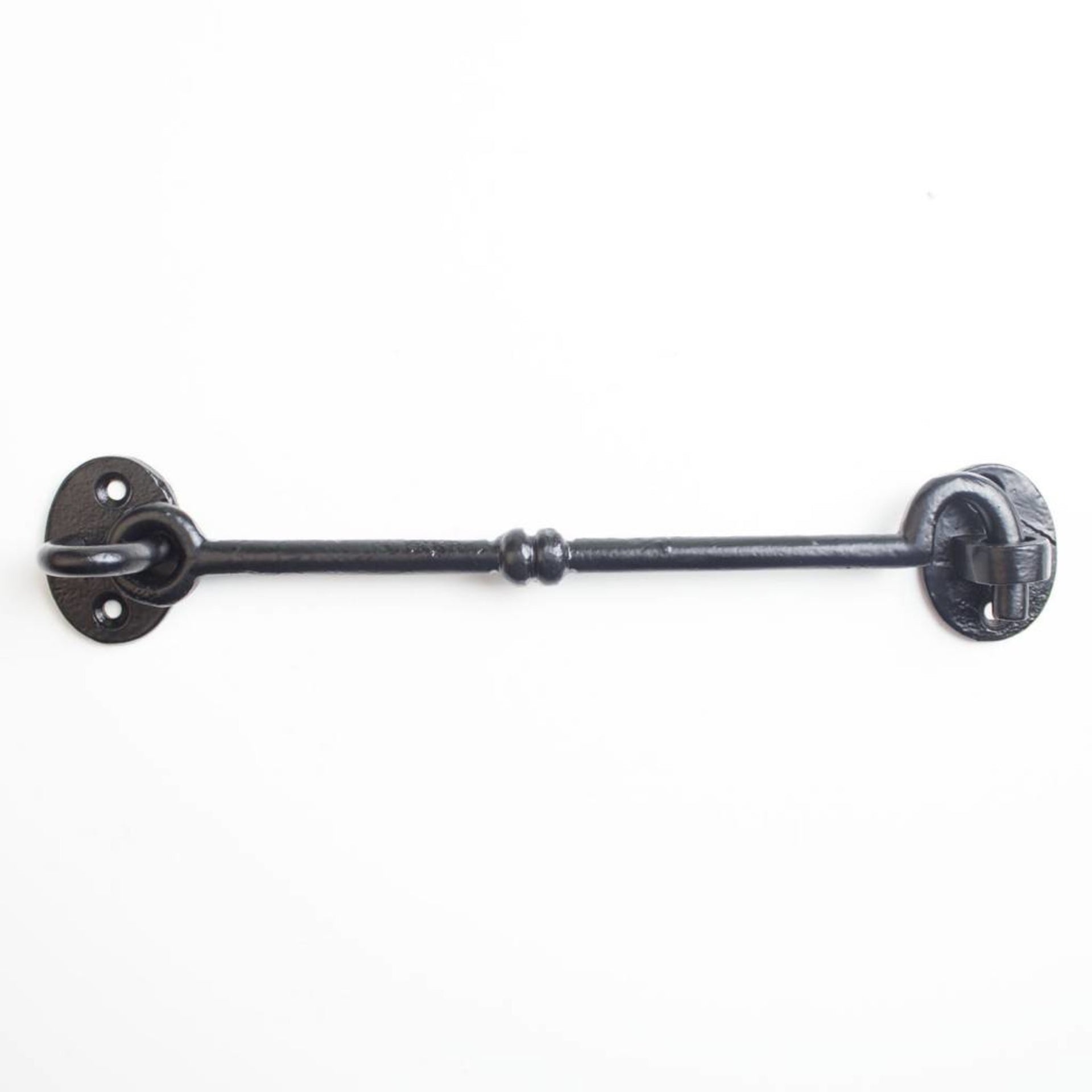 Black cast iron door hook – sizes 125–307 mm – Smeedijzeren Beslag