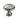 Wrought iron furniture knob 30 mm – pewter finish